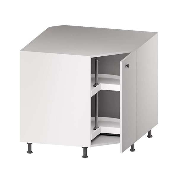 Base Diagonal Corner Cabinet (1 Door & 1 Lazy Susan System) for kitchen